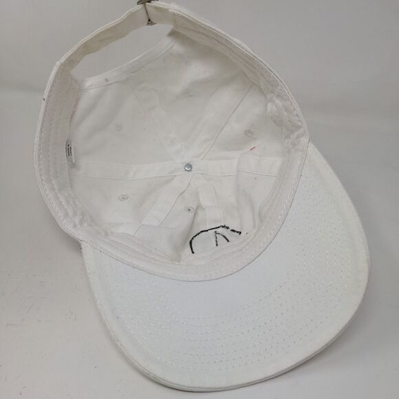 Sam Smith Men's Slideback Hat White Adjustable Embroidered Logo 100% Cotton - Picture 10 of 12